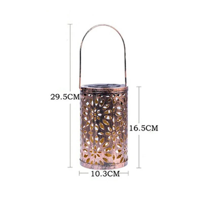 

Solar Led Light Outdoor Retro Hollow Handheld LED Light Street Light Landscape Light Garden Lights Outdoor Lighting Night Light