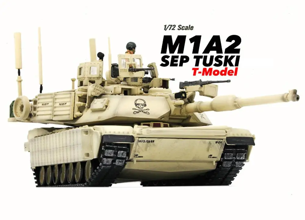 M1A2 SEP TUSKI скелет в LRAQ WAR 2011 1/72 Готовая модель танк T-MODEL |