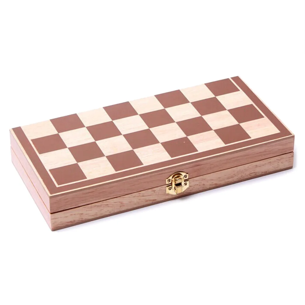 Portable Chess Children’s Educational Toys Folding Storage Wooden Parquet New Quality | Science