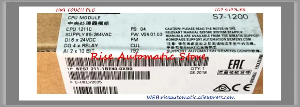 Новый оригинальный S7-1200 6ES7211-1BE40-0XB0 6ES7211-1AE40-0XB0 6ES7211-1HE40-0XB0 ЦПУ ПЛК Модуль |