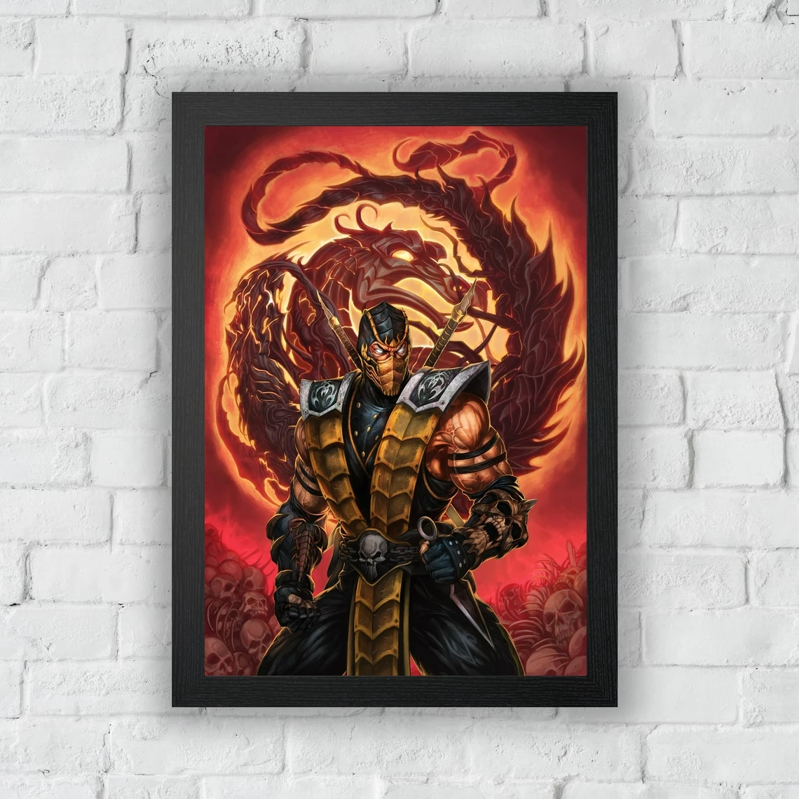 

Игровой постер Mortal Kombat, холст, художественные принты, украшение для дома, настенная живопись (без рамки)