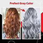 Крем-краска для волос Grey краска для волос фиолетовая, Перманентный цвет для красивых гладких и шелковистых волос TEEA889