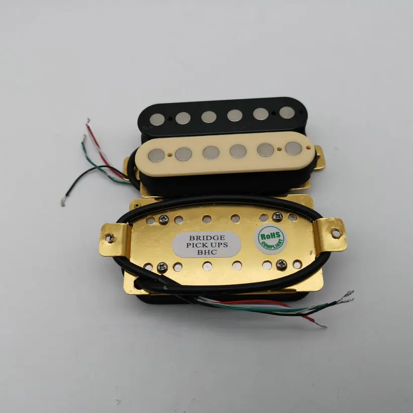 zebra Guitar Pickups Humbucker Ceramics 4c Large magnetic column Electric | Спорт и развлечения