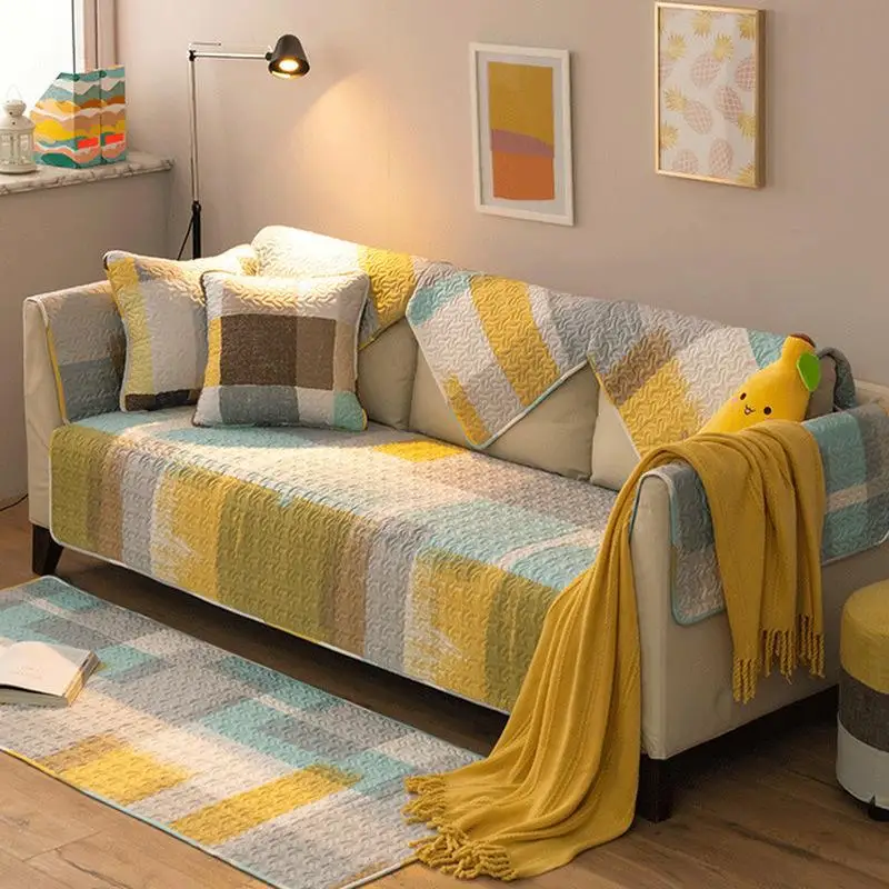 46 чехлы для диванов Нескользящие всесезонные универсальные растягивающиеся