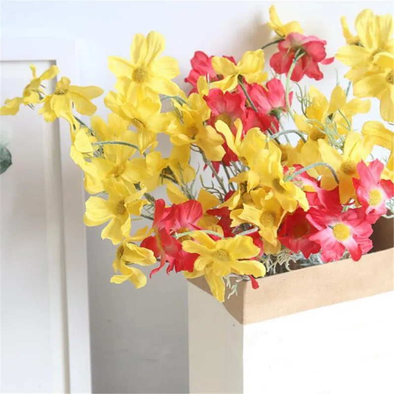 Искусственные космические цветы искусственные тканевые имитация пластиковых