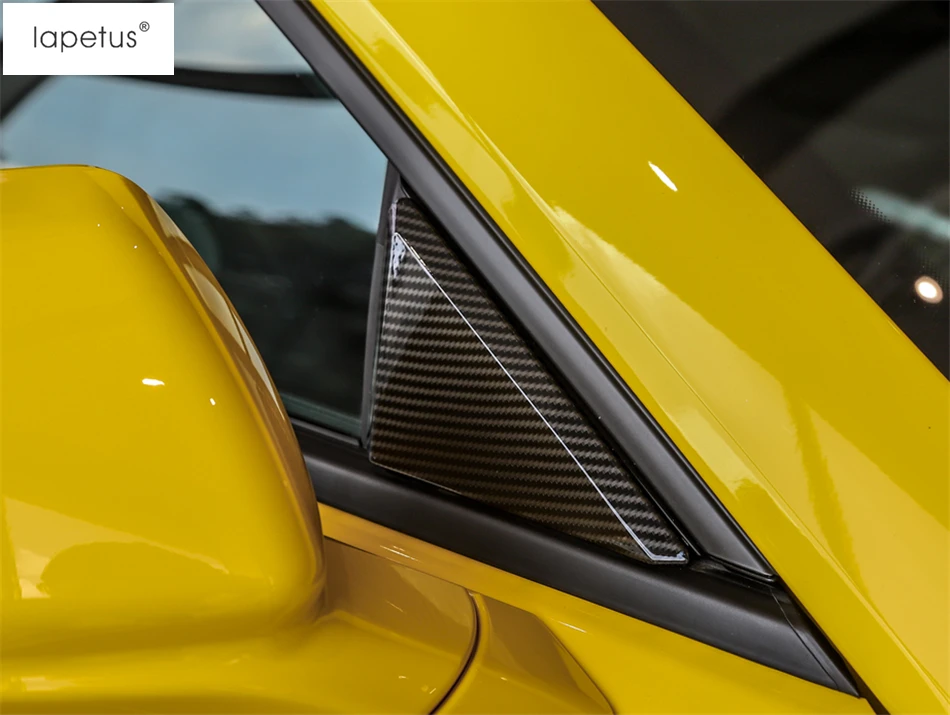 Lapetus аксессуары для Chevrolet Camaro столб A окно передняя дверь треугольная оправа формовочная крышка комплект отделка 2 шт