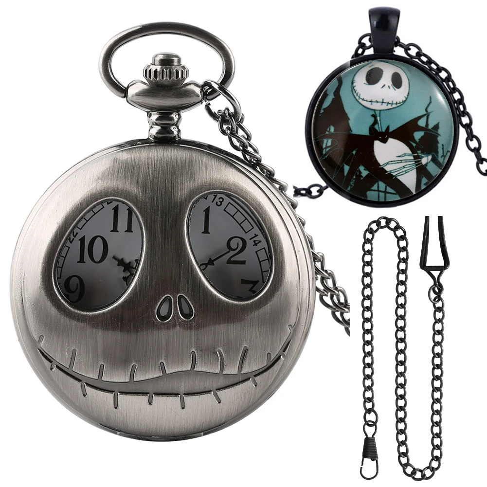 Fashion Necklace Pendant Chain Vintage Quartz Pocket Watch Great Gifts Sets with Exquisite Gift Box for Friend