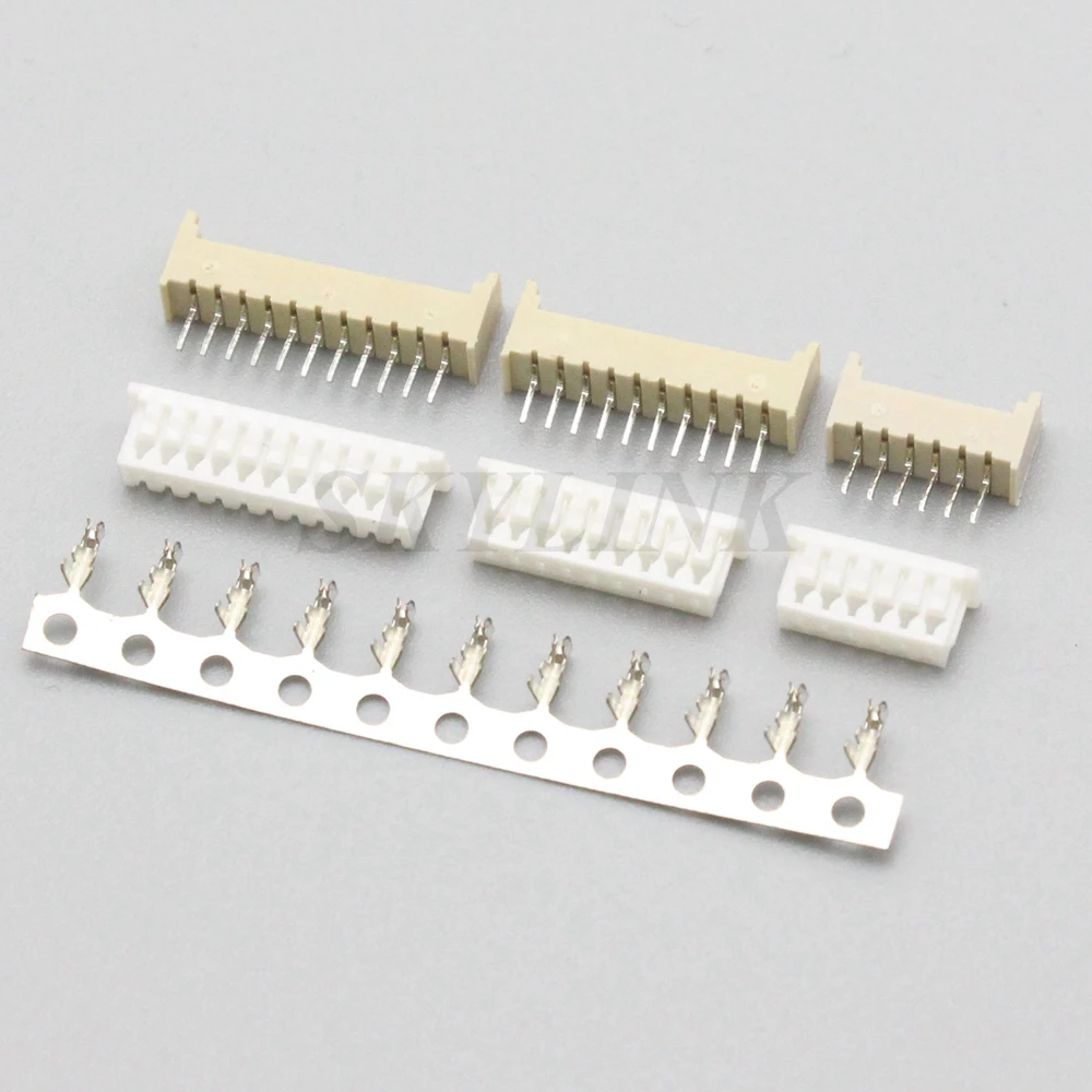 Коннектор MICRO JST 1 25 мм шаг 2p 3p 4p 5p 6p 7p 8p 9p 10p 11p 12pin прямой контактный разъем + Корпус