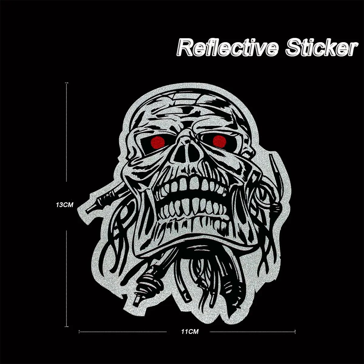 1 шт. Светоотражающие мотоциклетные наклейки вырезанные виниловые с