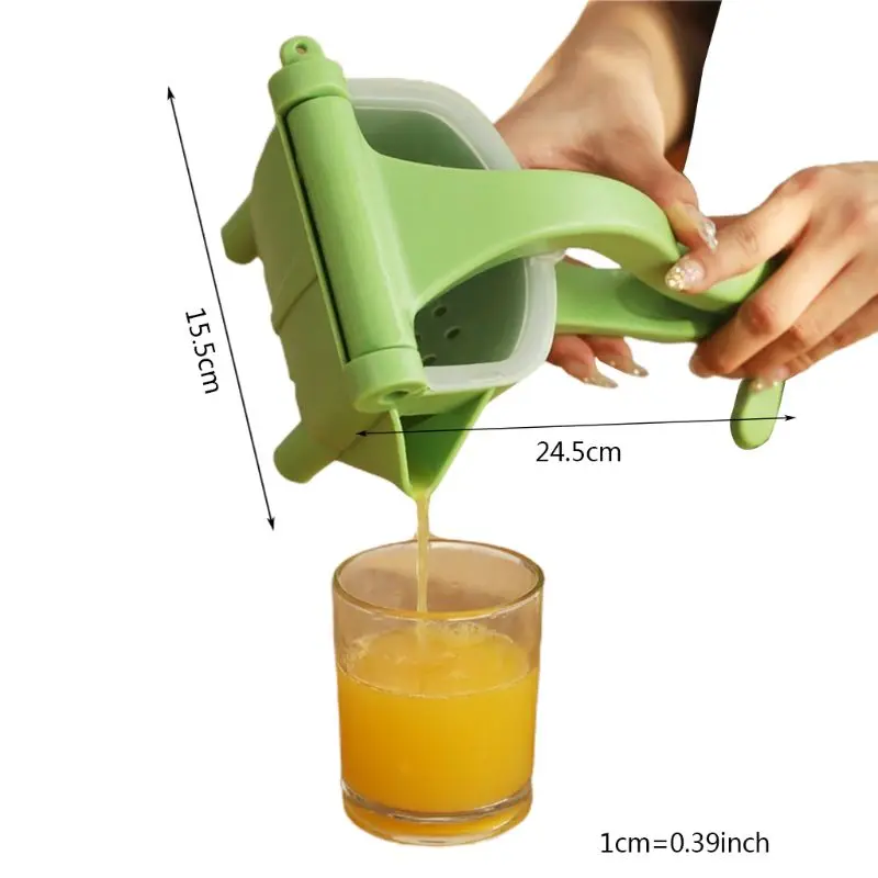 

Plastic Manual Juicer Hand Press Fruit Lemon Orange Juice Squeezer Gadget Tool