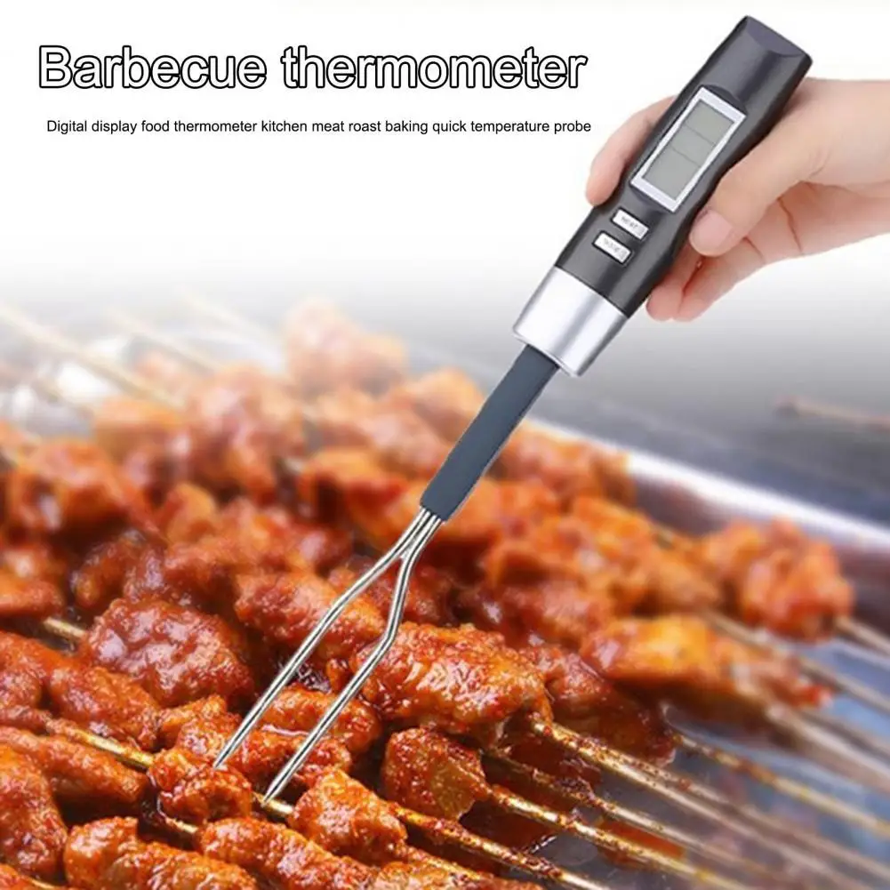

Battery Save Useful Super Long Meat Thermometer Food Grade Baking Thermometer with Hook for Kitchen