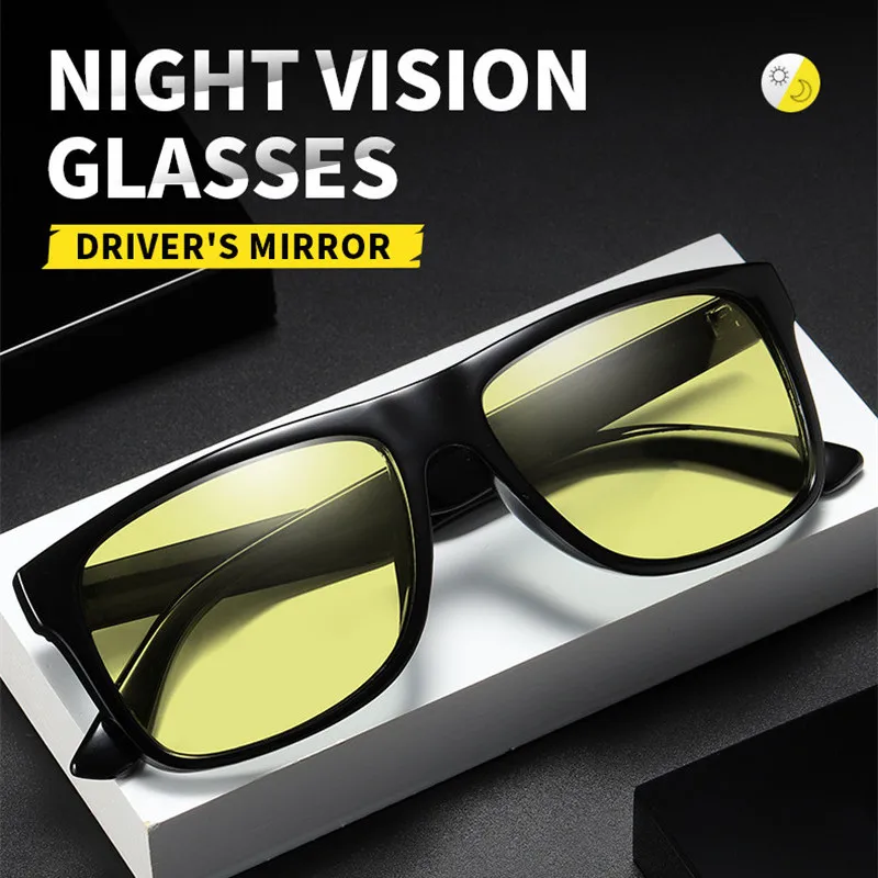 Винтажные водительские очки ночного видения Мужские поляризационные для