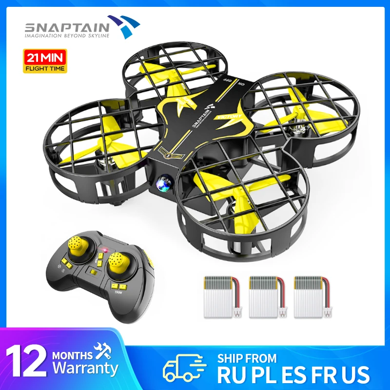 Карманный Квадрокоптер с 3 батареями SNAPTAIN HH23HQ портативный мини Дрон