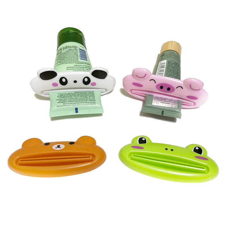 

1pcs Of Animal Toothpaste Easy Dispenser Plastic Toothpaste Squeezer Rolling Tool Bathroom Facial Cleanser Squeezer