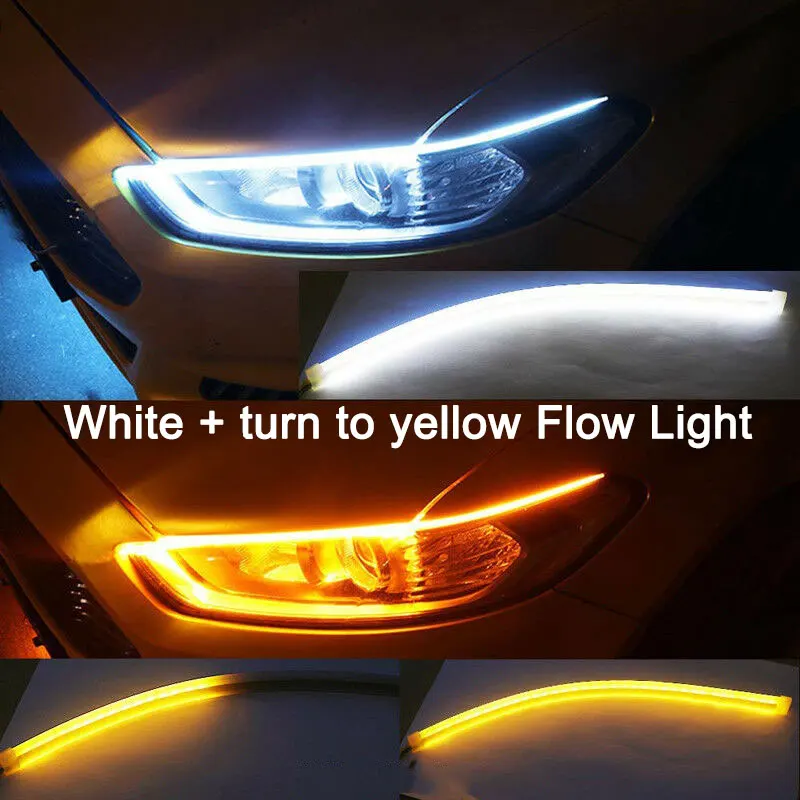 Светодиодная лента для дневных ходовых огней 12 В 2 шт. | Автомобили и мотоциклы