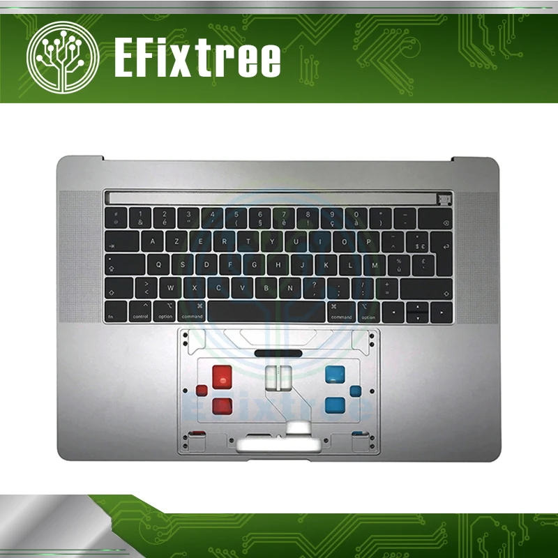 Beli A1990 Top Case Dengan Keyboard Bahasa Perancis Tata Letak Untuk MacBook Pro 15 Inci Tempat Berteduh Abu-abu Pertengahan 2018 Tahun EMC 3215 3359