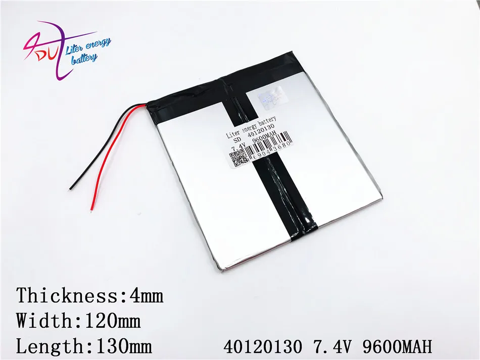 Liter energy battery 7.4V 9600MAH [40120130] PLIB (polymer lithium ion / cell ) Li-ion tablet pc | Компьютеры и офис
