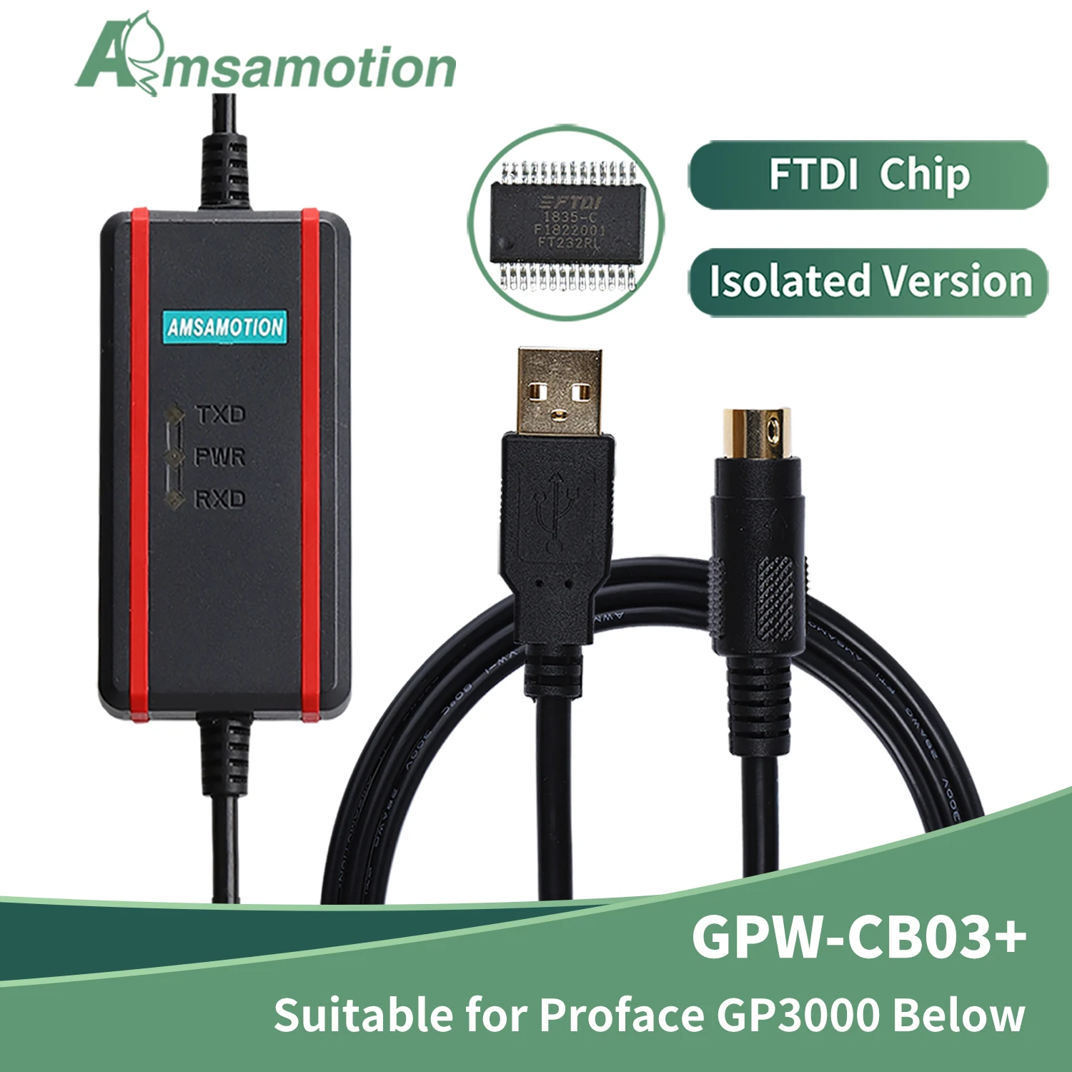GPW CB03 FTDI Тип скачать кабель подходит Proface GP3000 ниже сенсорный Экран Кабель для