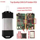 Лучшая Золотая боковая печатная плата Can Clip V188 с CYPRESS AN2135SC2131 чип A + OBD2 диагностический сканер