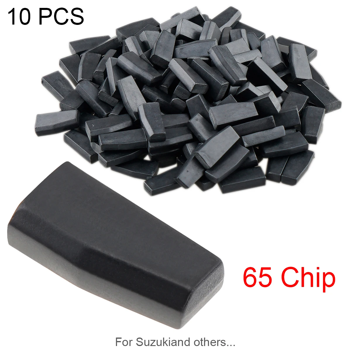 

10 Pcs Blank 4D65 Carbon Chip Car Key Transponder Chip Fit for Suzuki