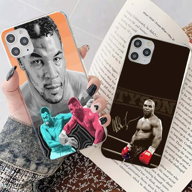 

Mike Tyson Boxer Man Phone Case for iPhone 11 12 13 mini pro XS MAX 8 7 6 6S Plus X 5S SE 2020 XR cover
