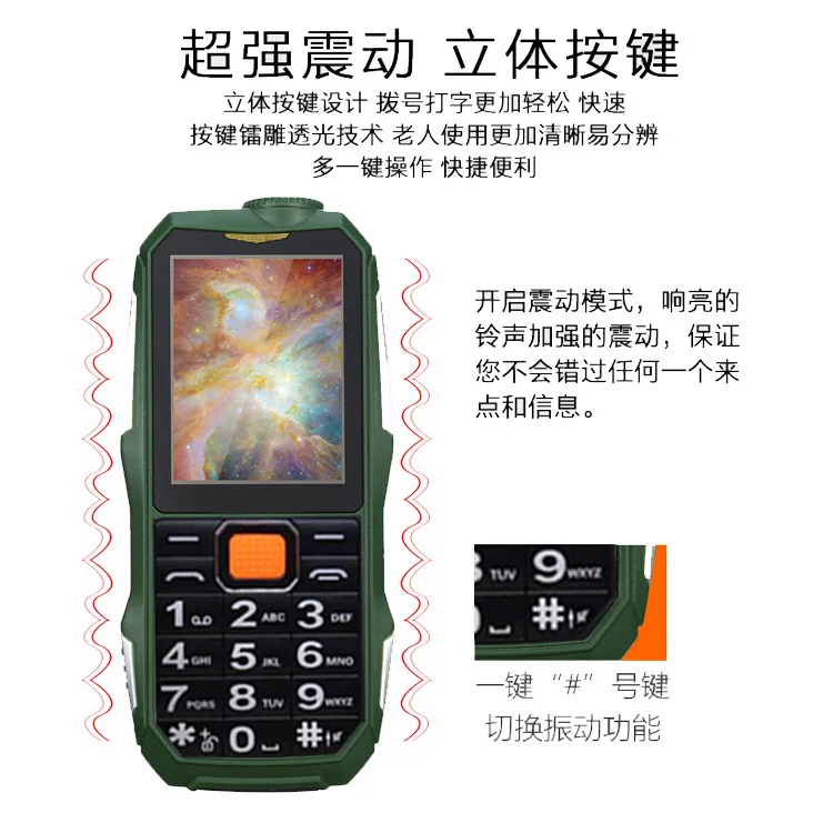 2,4 дюймов дешевый маленький мини Dual Sim мобильный телефон противоударный мощный фонарь Поддержка bluetooth Русская клавиатура MP3 MP4 power Bank