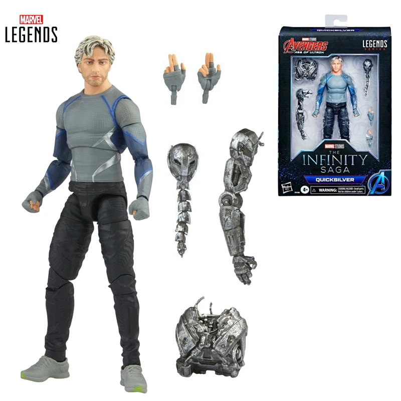 

Hasbro Marvel Legends Avengers: 6-Inch Age of Ultron Marvel Legends The Infinity Saga Action Figure Quicksilver Model Toys