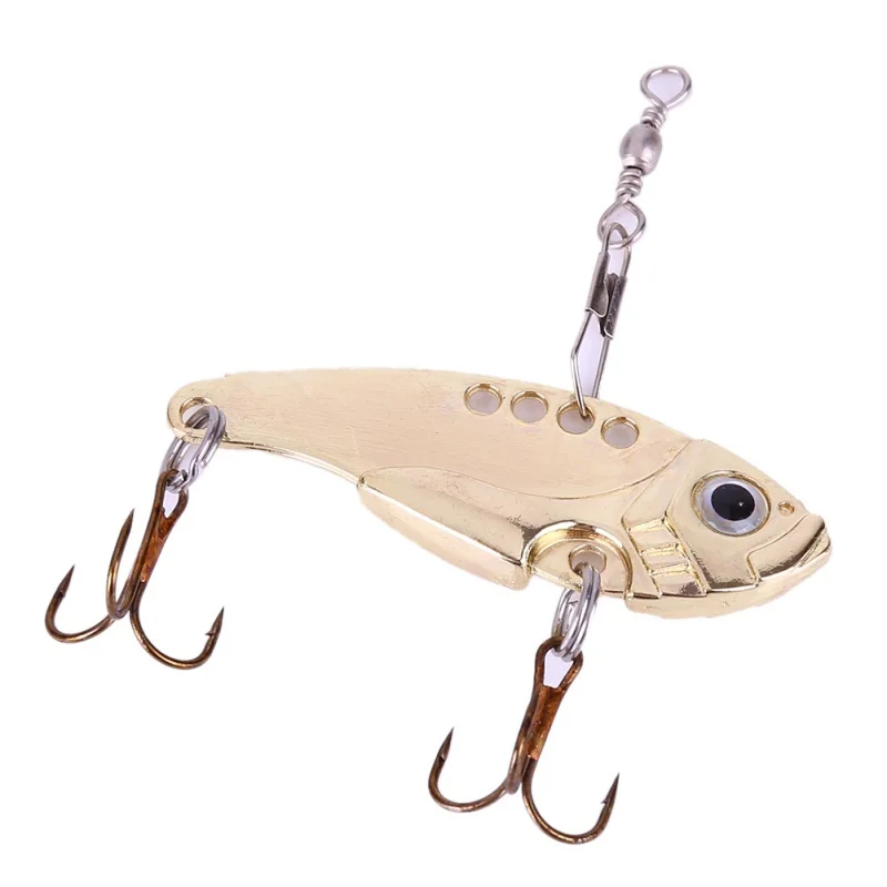

5 pcs/lot 3D Eyes Fishing Lures Metal VIB Lures Artificial Hard Baits vivid Vibrations Spoon Lure Bass Cicada lure VIB Bait