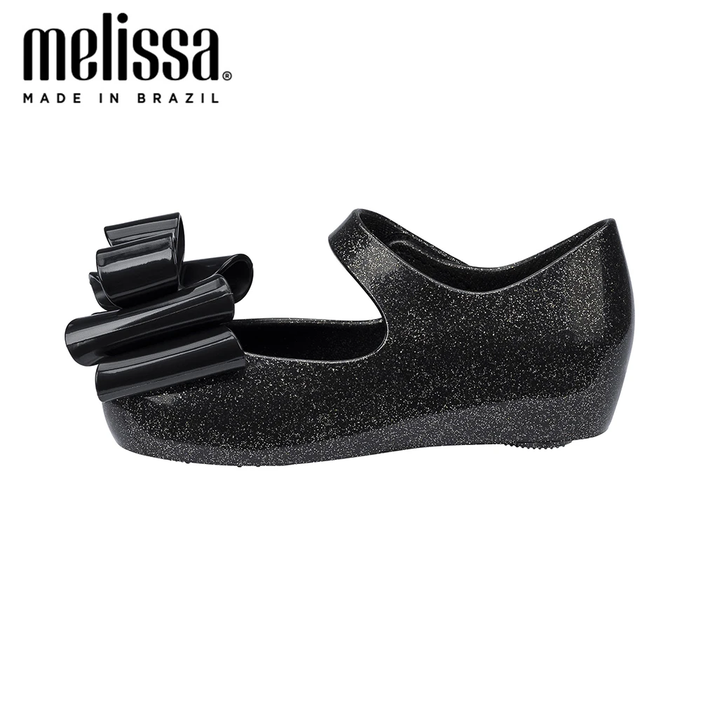 Мини туфли Melissa Ultragirl Sweet III с большим бантом для девочек Желейная обувь 2020 летние