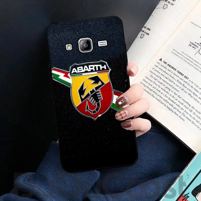 

Italy Sports car abarth logo Phone Case Cover for Samsung J6 J7 J2 J5 prime J4 J7 J8 2016 2017 2018 DUO core neo M20