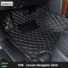 коврики 3Д в машину на пол для Lincoln Navigator 2016  .3D коврики из экокожи в салн автомобиля.индивидуальный пошив