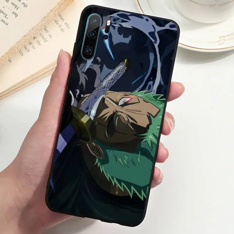 

Japan Anime One Piece Roronoa Phone Case For Huawei P20 P30 P40 lite Pro P Smart 2019 Mate 10 20 Lite Pro Nova 5t