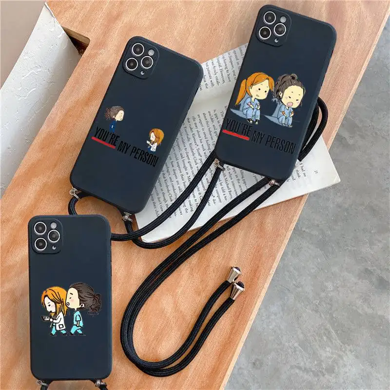 

Greys Anatomy You are my person Phone Case for iPhone 7 8 11 12 se 2020 mini pro X XS XR MAX Plus