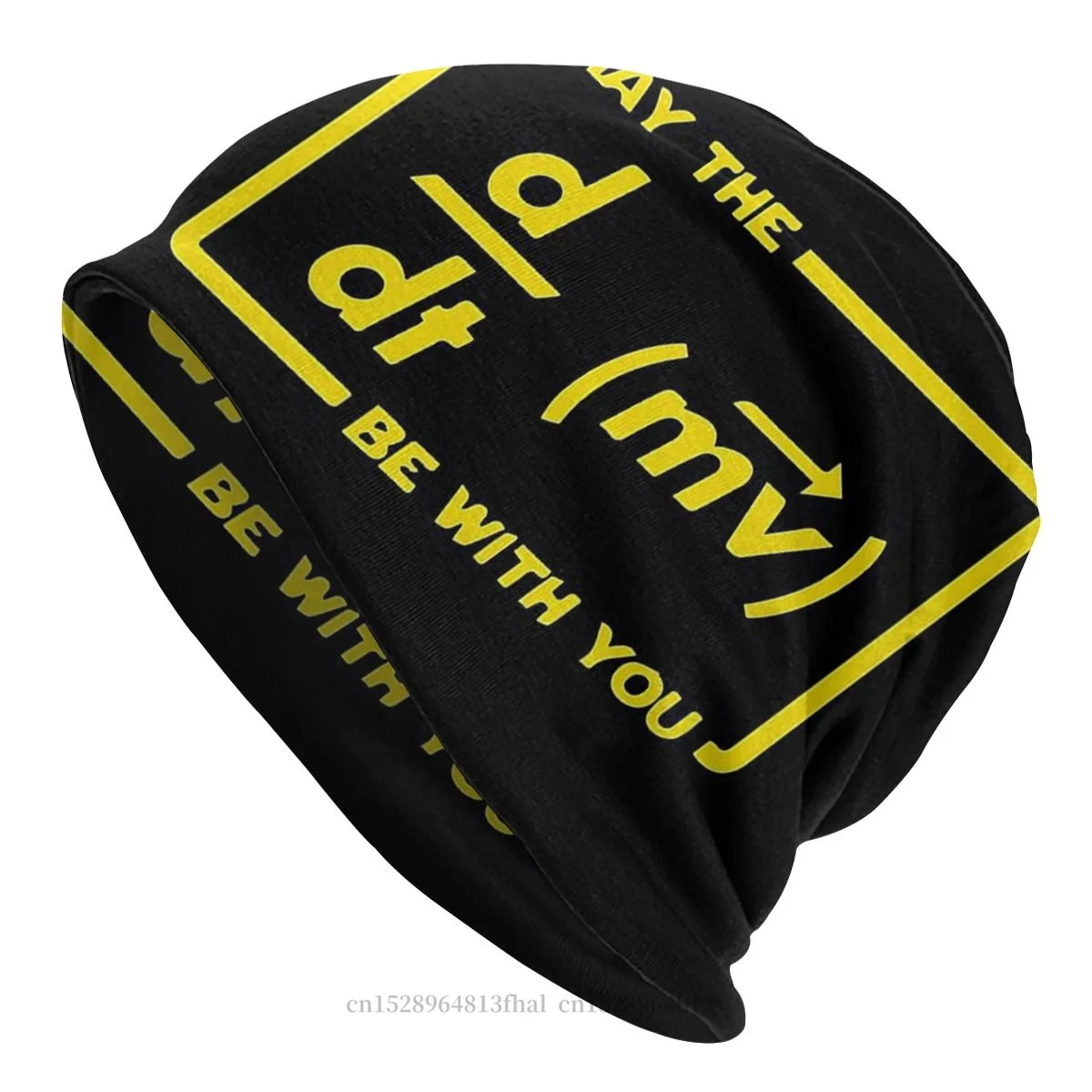 

May The Be With You Bonnet Homme Winter Skullies Beanies Hat Space Force Mark Naird Series For Men Women Style Fabric Hats