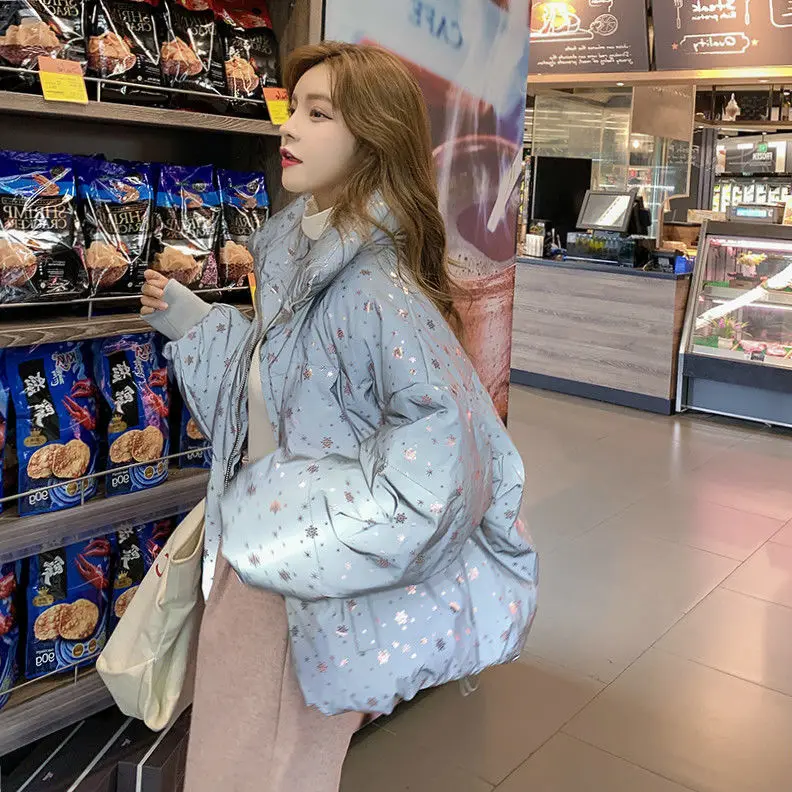 

Cotton Padded Clothes Women's Short 2021 Winter New Loose Cotton Padded Jacket Student Bread Coat Cotton Padded Jacket