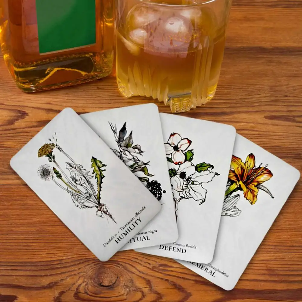 Лидер продаж ботанические карты с изображением ведьмы изгороди и оркула 40 шт.