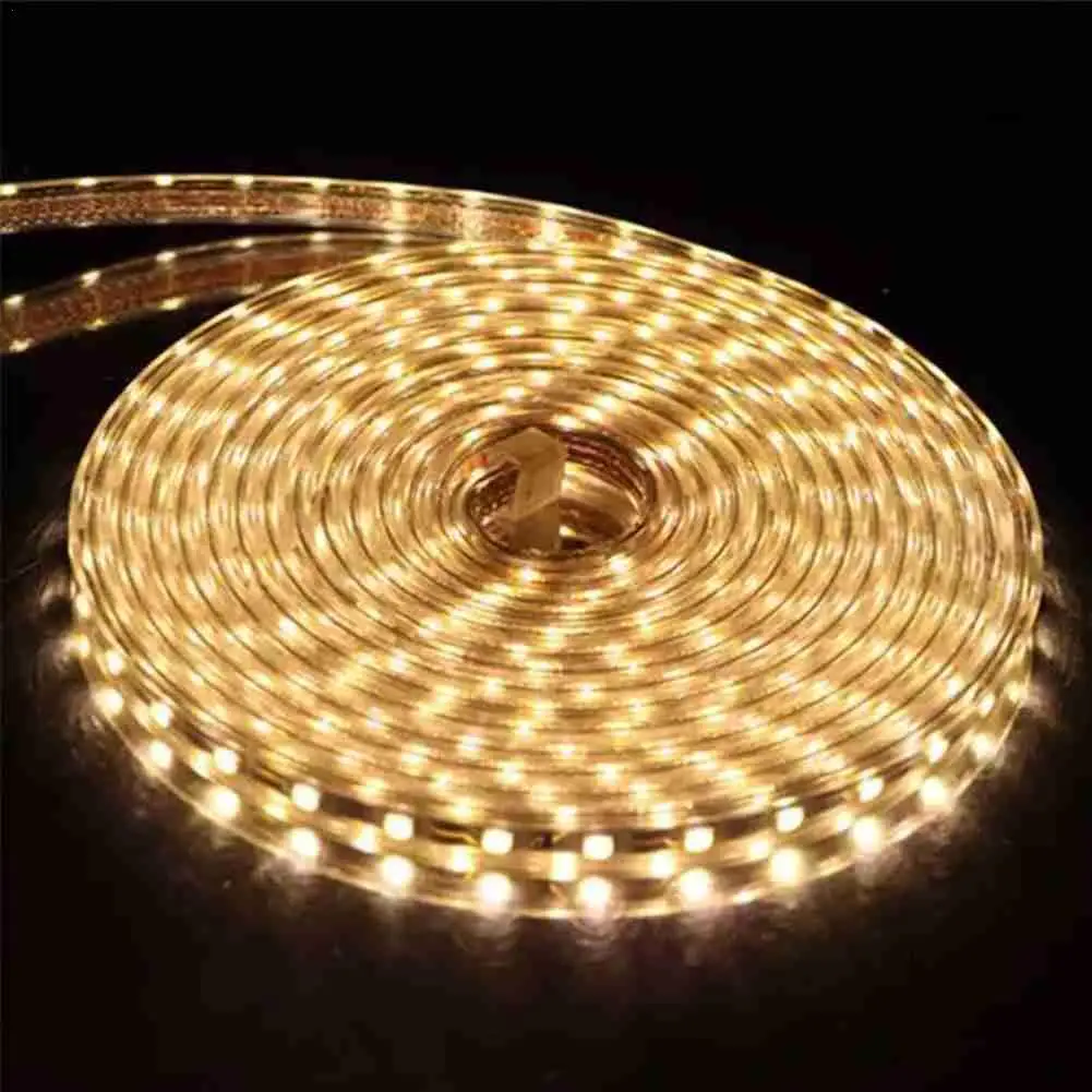 

SMD 5050 LED Strip Flexible Light 60leds/m Waterproof Diode Tape 220V Brightness LED Light With Power Plug 1M/2M/3M/5M/10M