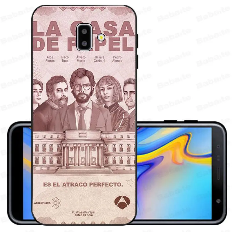 ТВ серии деньги Heist дом бумаги новинка чехол для телефона Fundas Обложка для samsung Galaxy j6 plus A6 A8 A9 A10 A30 A50 крышка - Цвет: A7