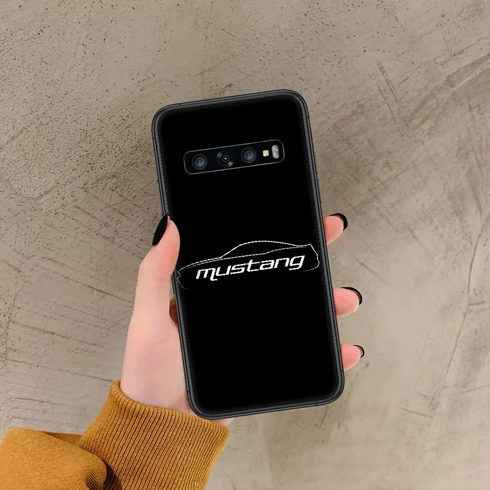 

Mustang Sports Car Phone Case For Samsung Galaxy Note S 8 9 10 20 Plus E Lite Uitra black Cell 3D Hoesjes Pretty Cover Painting