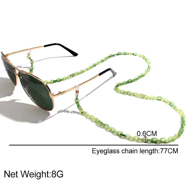 JJFOUCS Модные женские цепочки для очков женщин Акриловые Очки чтения цепи