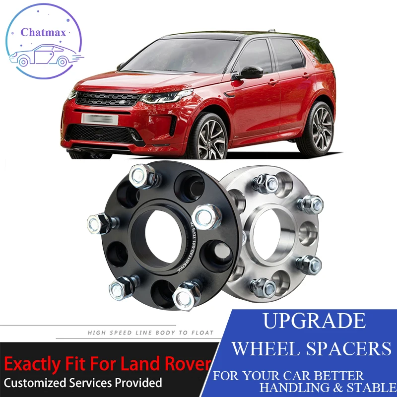 

4 Pcs For Land Rover Discovery Sport 2014-2018 5X108 63.4CB 30mm Thick Hubcenteric Black/White Color Wheel Spacer Adapters