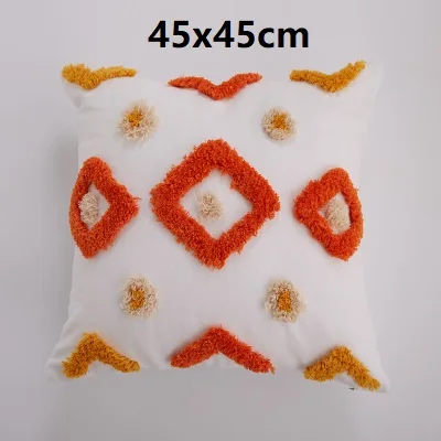 Geometric 45x45cm Декоративные подушки в стиле Марокко, чехлы для подушек, роскошный геометрический Стильный чехол для подушки в стиле бохо, для дивана, стула, кровати, автомобиля, домашний декор - Цвет: Geometric 45x45cm