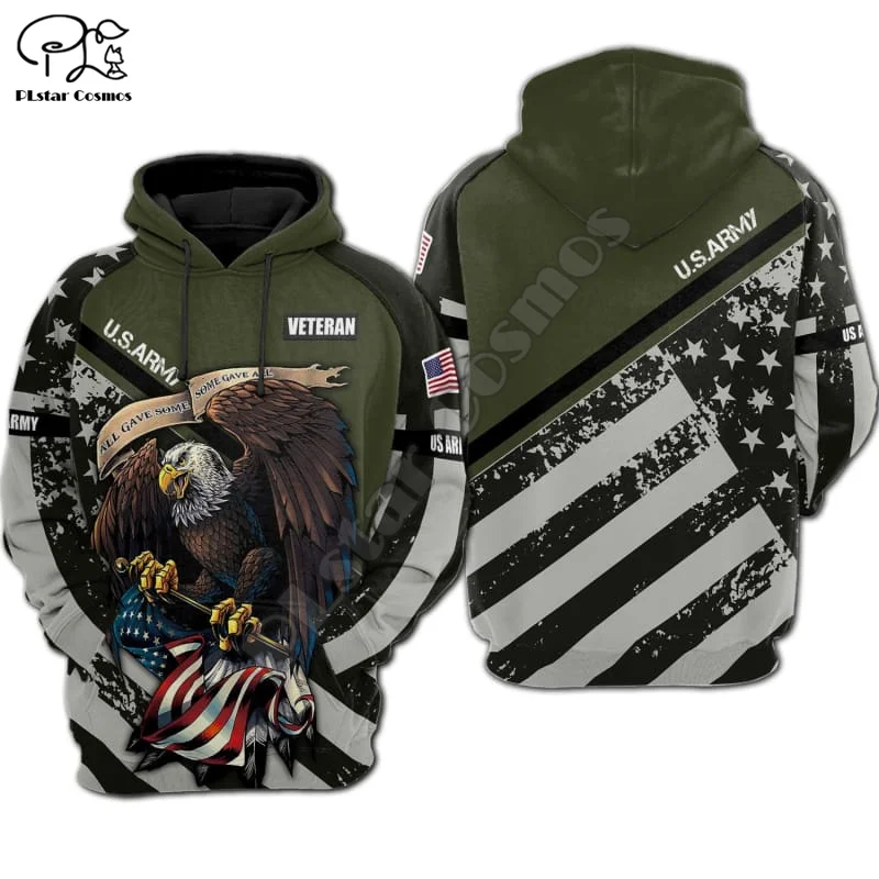 

NewFashion Newest USA Eagle Military Army Suits Soldier Veteran Camo Pullover 3DPrint Men/Women Harajuku Funny Casual Hoodies 26