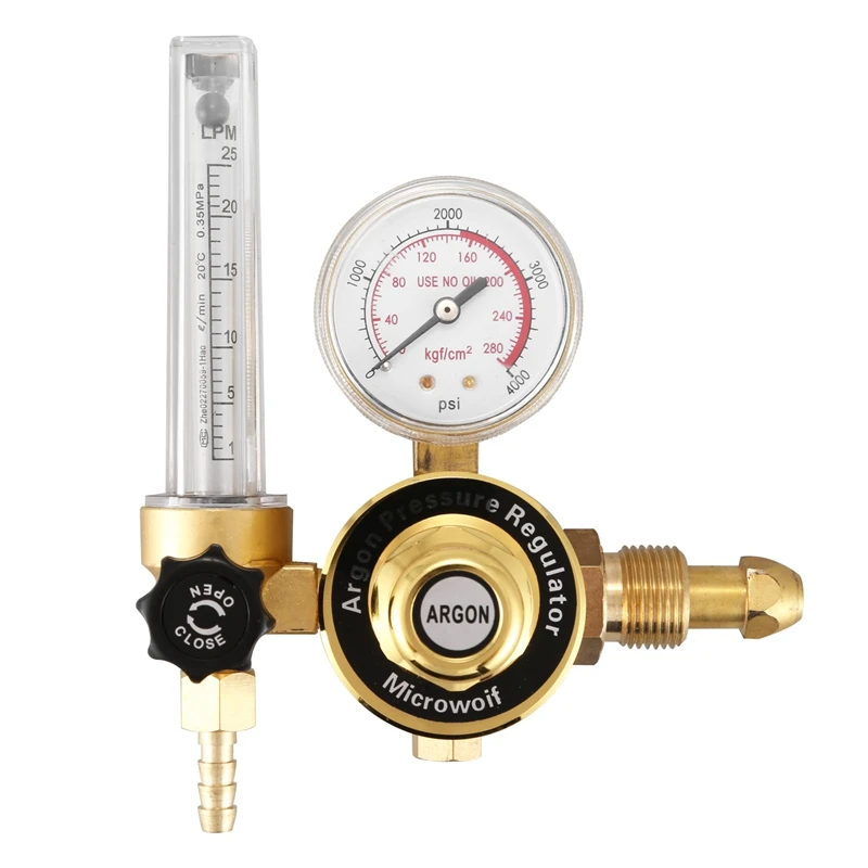 Durable AR Argon CO2 Gauge Pressure Regulator Mig Tig Flow Meter Control Valve Single Step Reducer Welding Gas T | Автомобили и