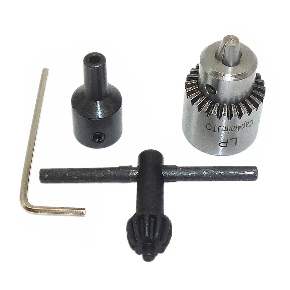 Миниатюрный патрон для сверл двигателя диапазон зажима от 0 3 мм до 4 с ключом и 45 #