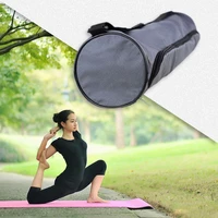 yoga mat bag wear resistant smooth zipper reusable yoga mat bag carrier with shoulder strap for girl