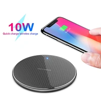 10w wireless charger pad qi fast charging adapter for iphone 11 samsung xiaomi huawei mobile phone charger wireless quick charge