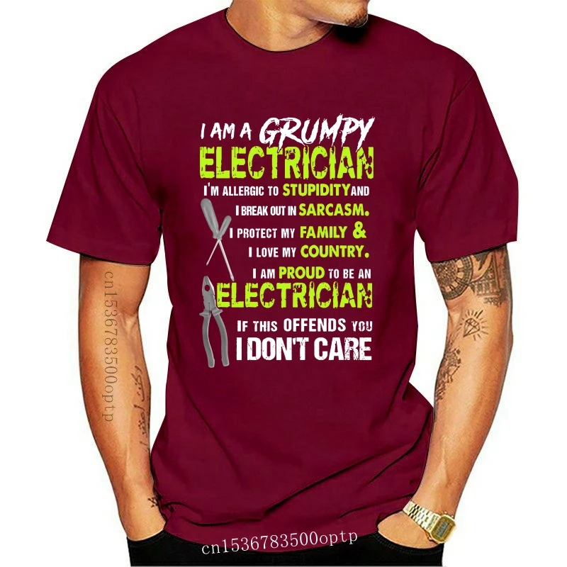

New Men T Shirt Proud to be an Electrician(1) Women tshirt
