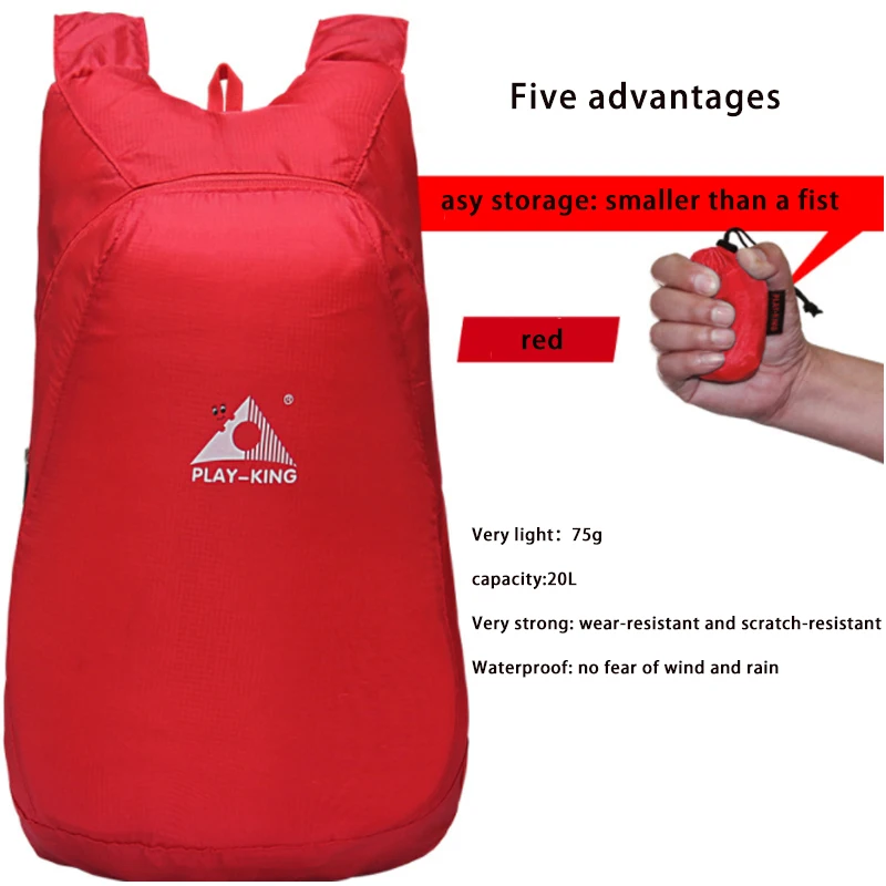 Новый ультра светильник для активного отдыха портативный складной рюкзак