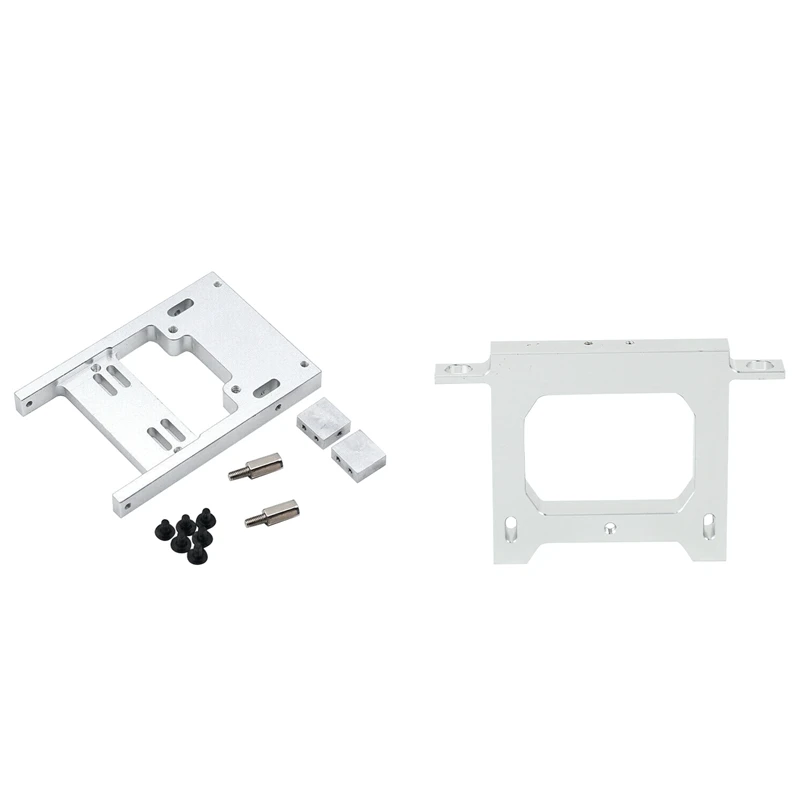 

1 комплект сервопривода на руль, фиксированный кронштейн для склада для WPL B14 B24 C14 C24 B16 B36 Q60 Q61 и 1x Защита для заднего бампера